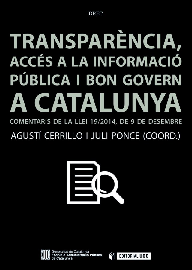 Bogomslag for Transparència, accés a la informació i bon govern a Catalunya.