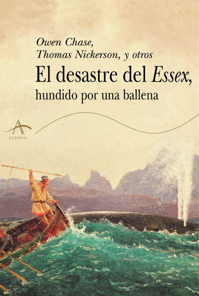 Book cover for El desastre del Essex hundido por una ballena