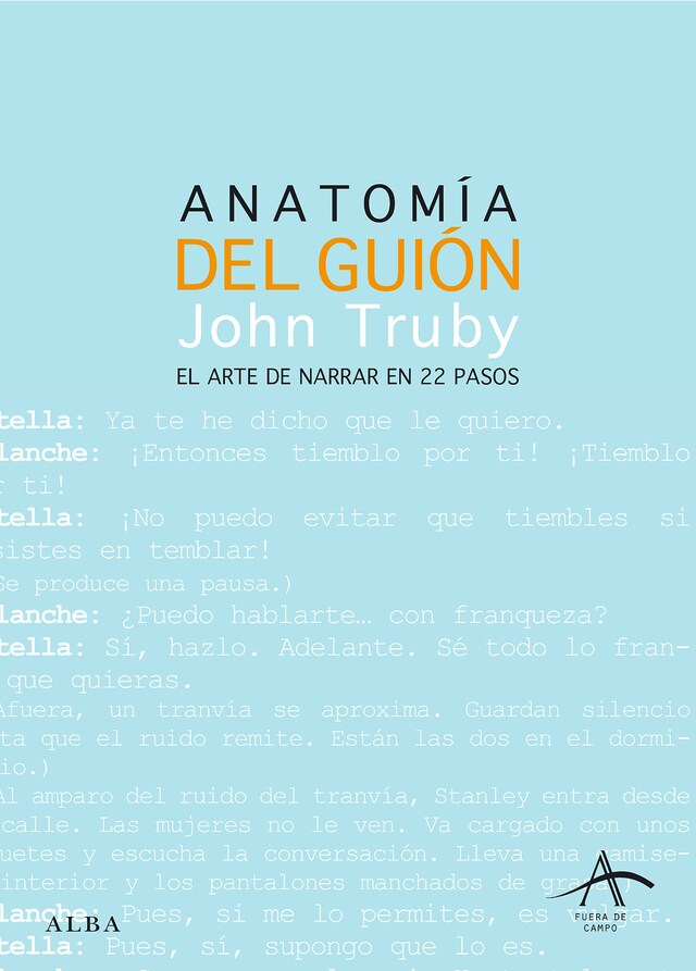 Anatomía del guión Boekomslag van Anatomía del guión