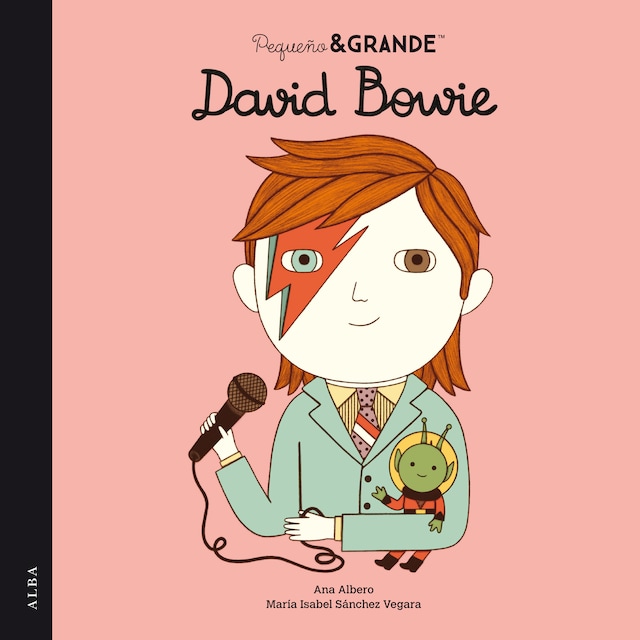 Kirjankansi teokselle Pequeño&Grande David Bowie