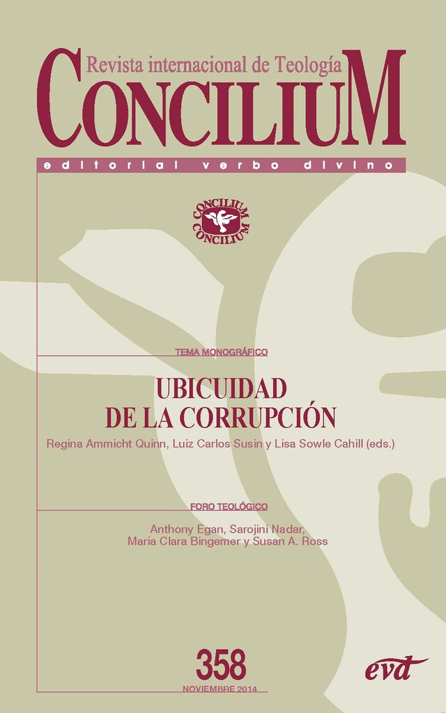 Okładka książki dla Ubicuidad de la corrupción. Concilium 358