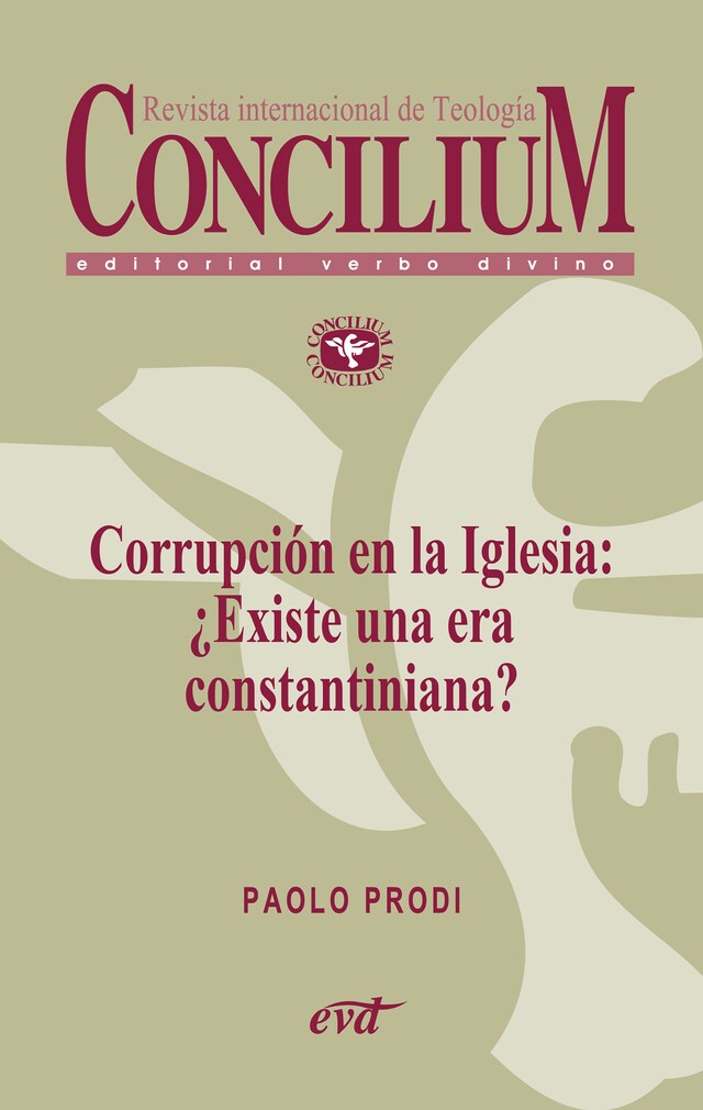 Boekomslag van Corrupción en la Iglesia: ¿Existe una era constantiniana? Concilium 358 (2014)