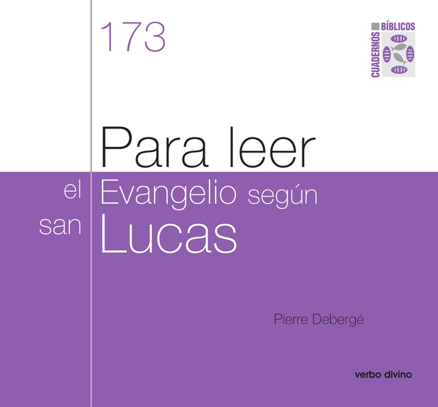 Kirjankansi teokselle Para leer el evangelio según san Lucas