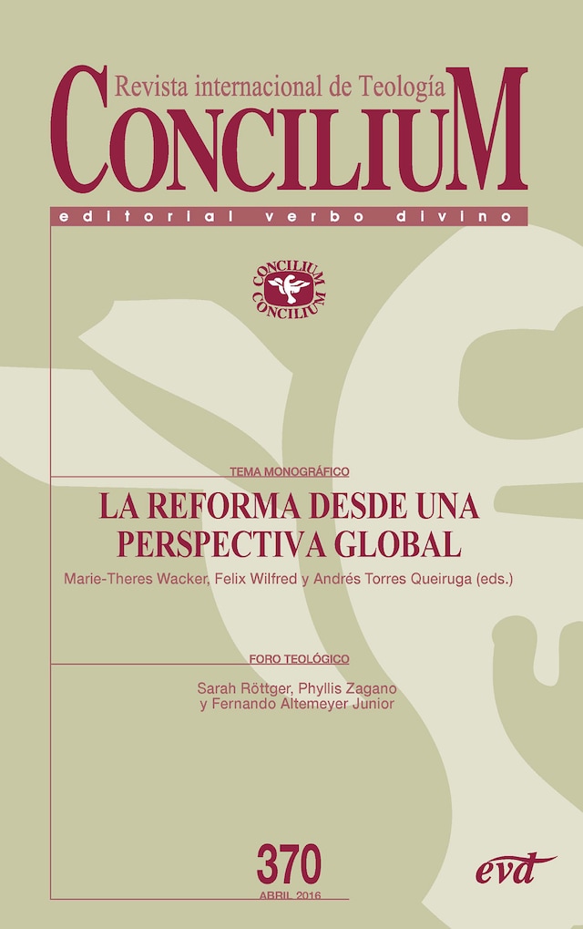 Kirjankansi teokselle La Reforma desde una perspectiva global