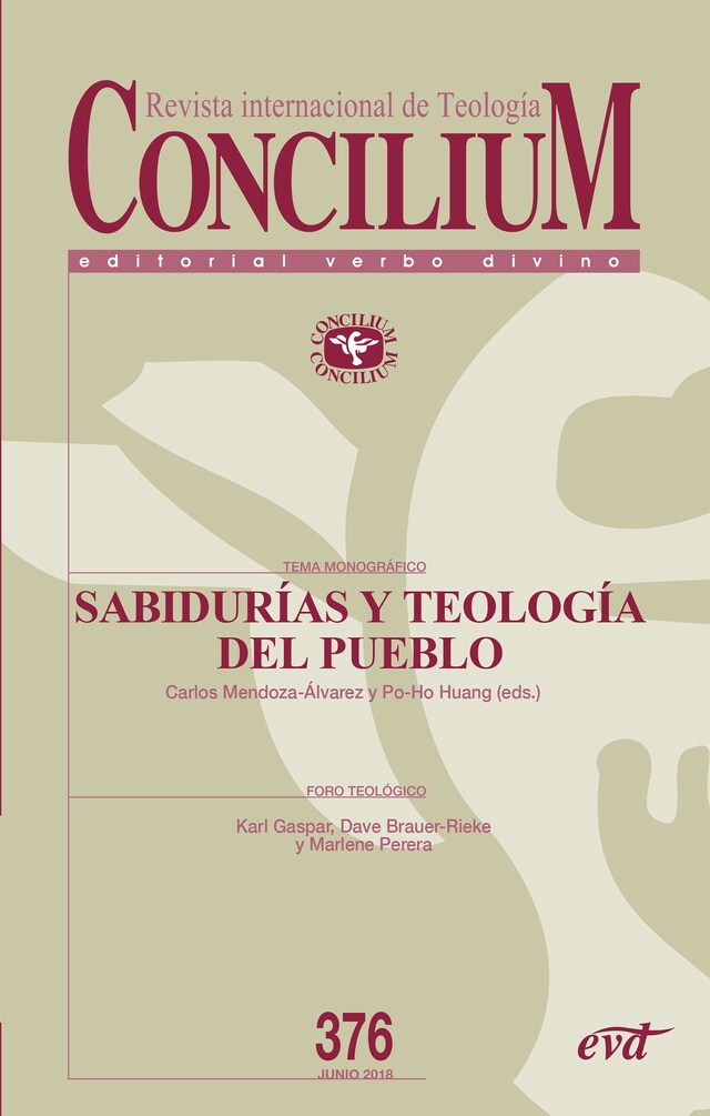 Buchcover für Sabidurías y teología del pueblo