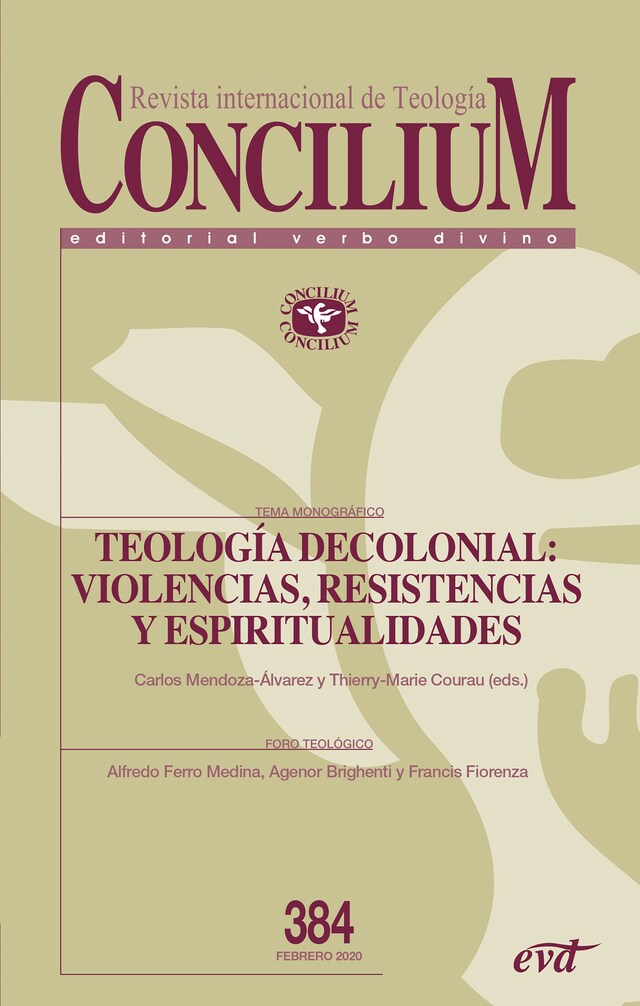 Boekomslag van Teología decolonial: violencias, resistencias y espiritualidades