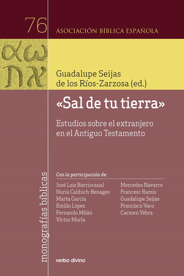 Okładka książki dla "Sal de tu tierra"