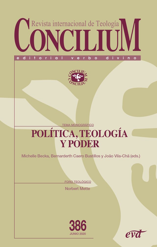 Portada de libro para Política, teología y poder