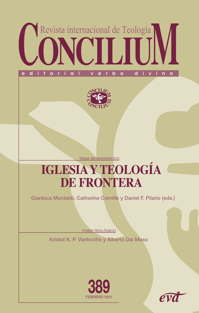 Book cover for Iglesia y teología de frontera