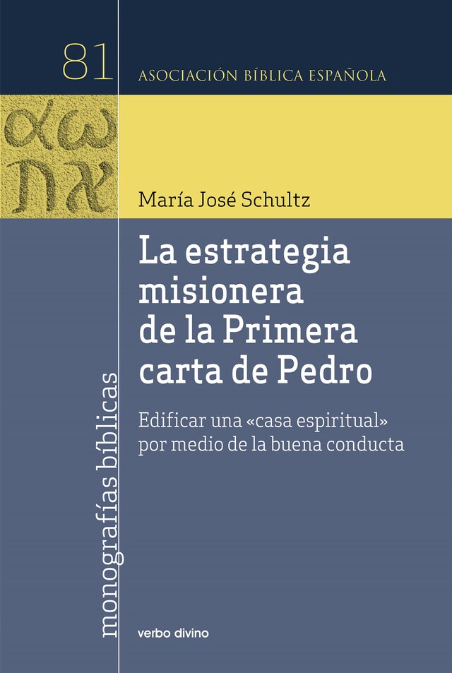 Copertina del libro per La estrategia misionera de la Primera carta de Pedro