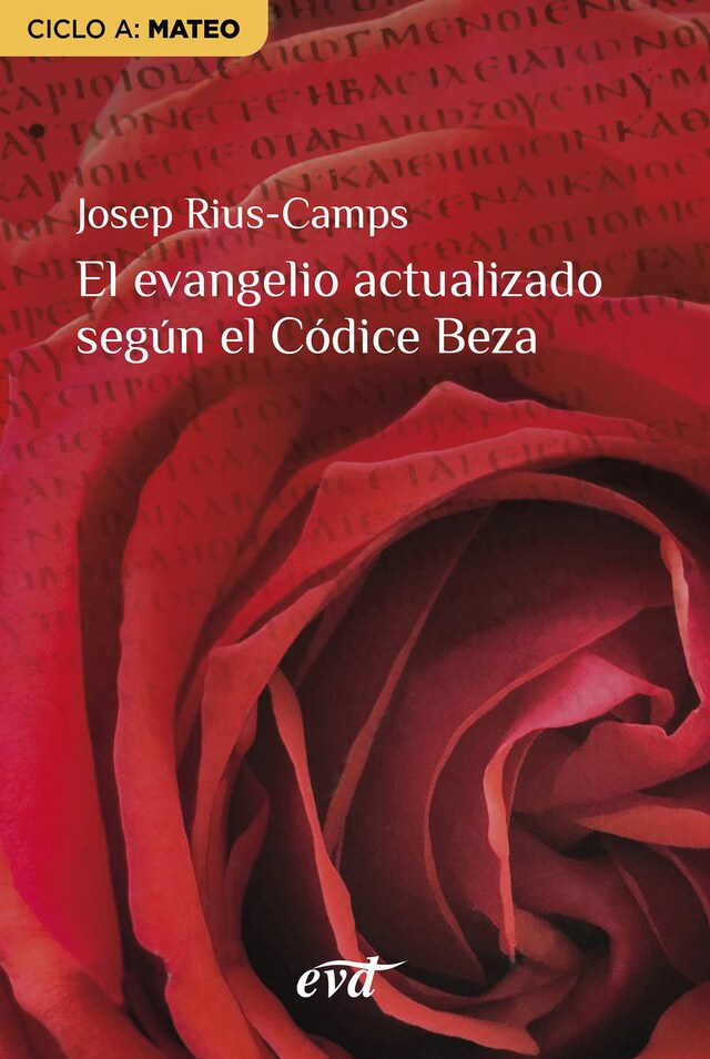 Book cover for El evangelio actualizado según el Códice Beza