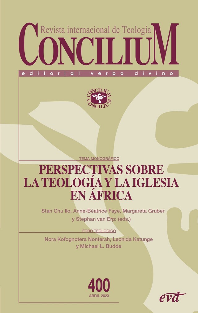 Boekomslag van Perspectivas sobre la teología y la Iglesia en África