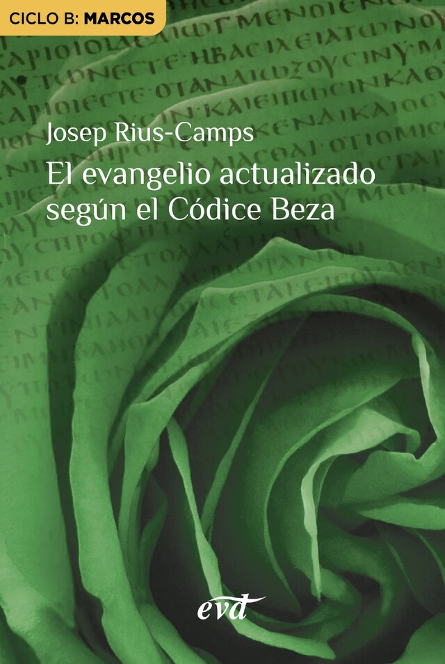 Book cover for El evangelio actualizado según el Códice Beza