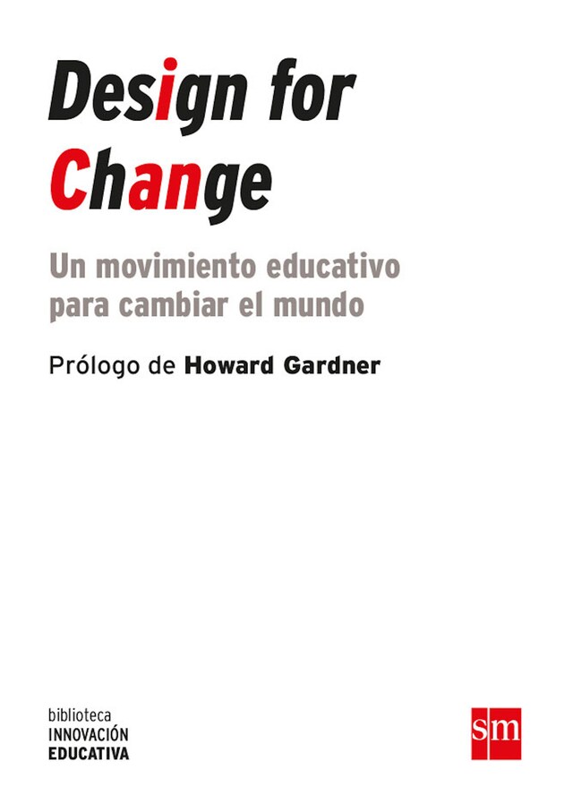 Copertina del libro per Design for change