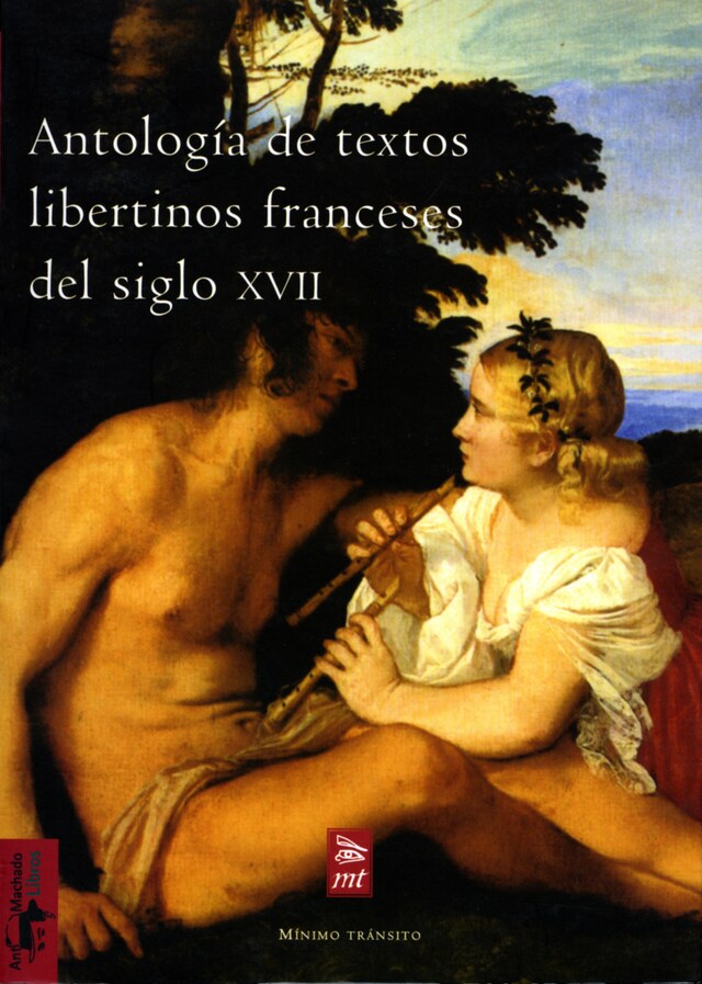 Kirjankansi teokselle Antología de textos libertinos franceses del siglo XVII