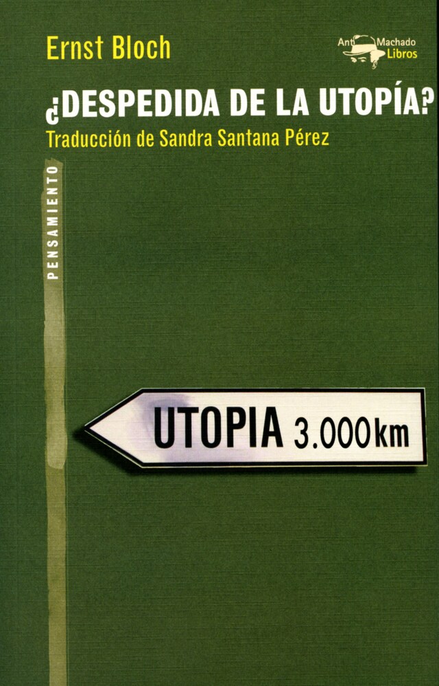 Kirjankansi teokselle ¿Despedida de la utopía?