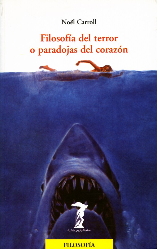 Book cover for Filosofía del terror o paradojas del corazón