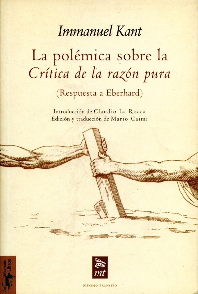 Book cover for La polémica sobre la Crítica de la razón pura