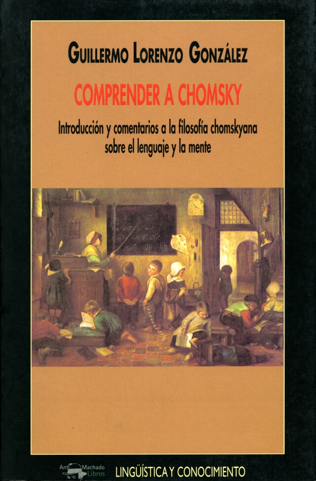 Copertina del libro per Comprender a Chomsky