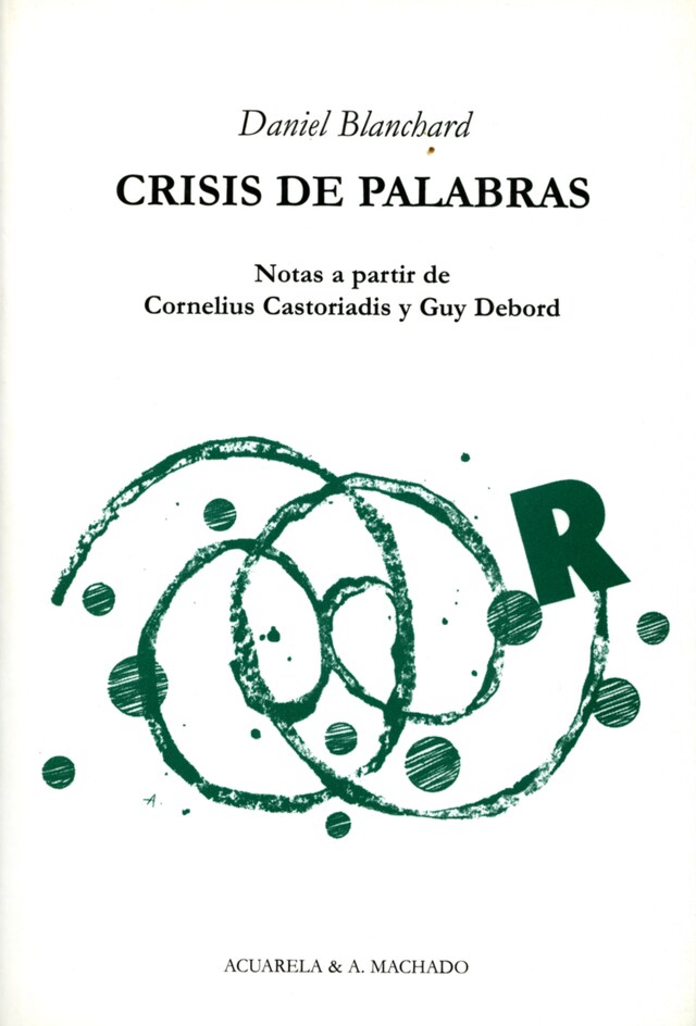 Buchcover für Crisis de palabras