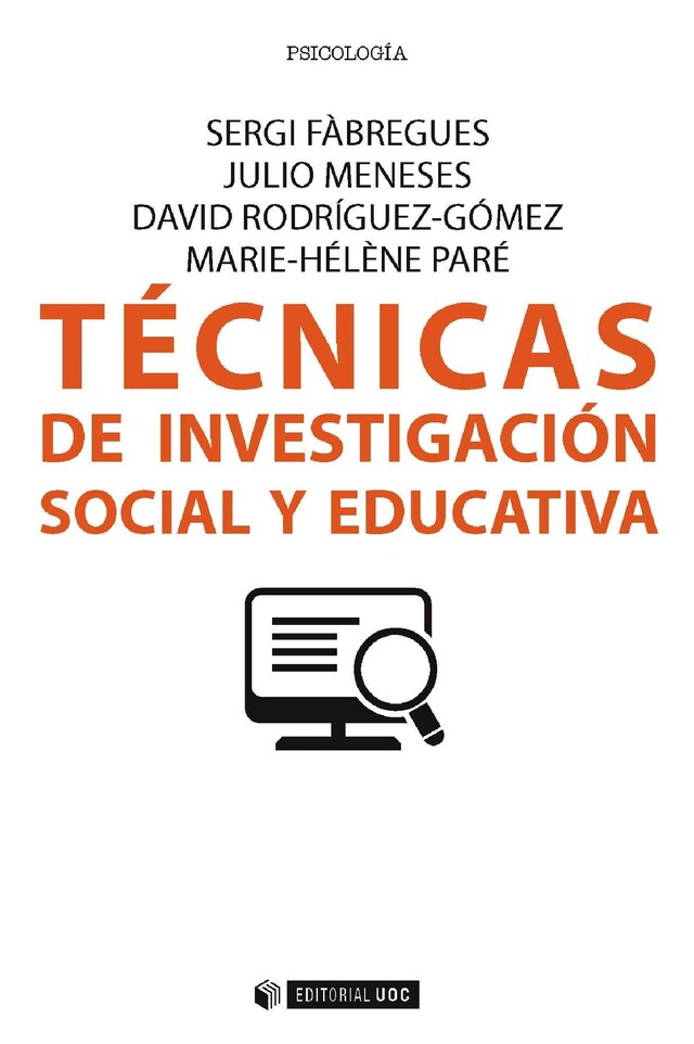 Boekomslag van Técnicas de investigación social y educativa