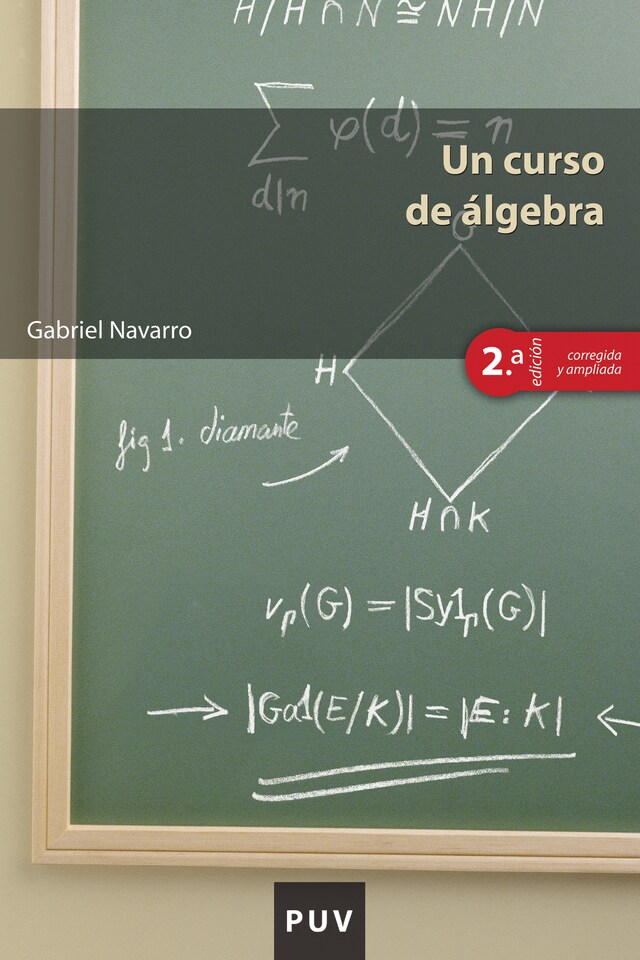 Couverture de livre pour Un curso de álgebra