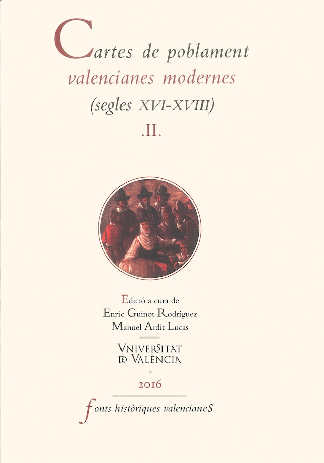 Portada de libro para Cartes de poblament valencianes modernes II