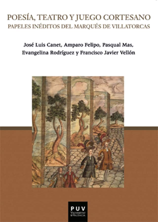 Book cover for Poesía, teatro y juego cortesano