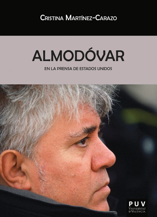 Book cover for Almodóvar en la prensa de Estados Unidos