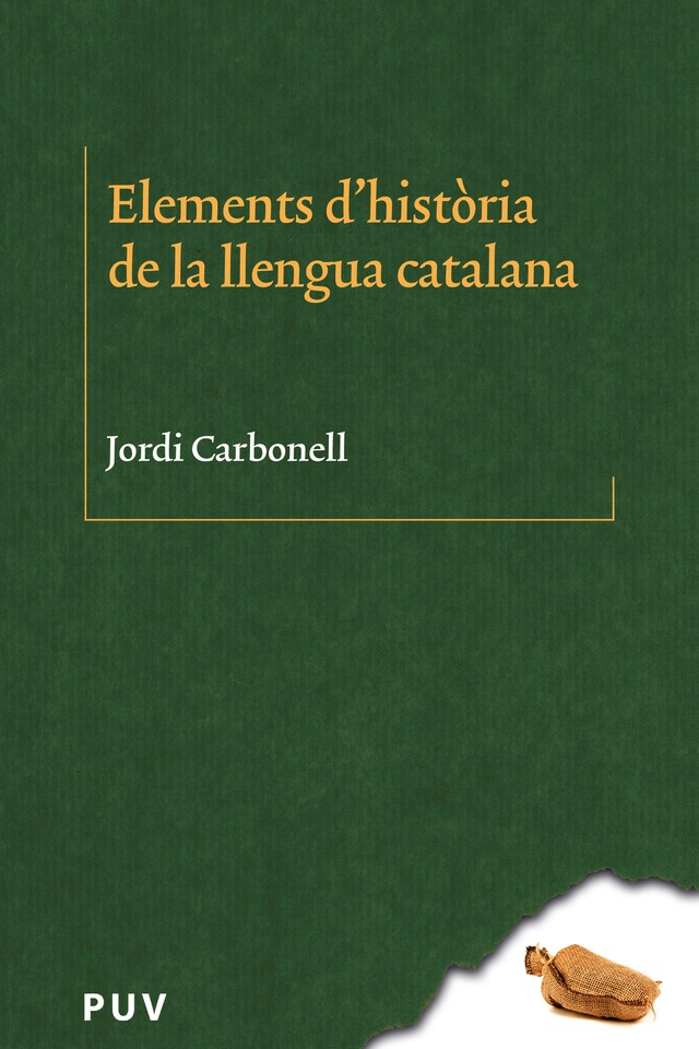 Portada de libro para Elements d'història de la llengua catalana