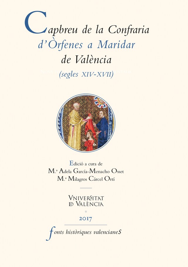 Portada de libro para Capbreu de la Confraria d'Òrfenes a Maridar de València (segles XIV-XVII)