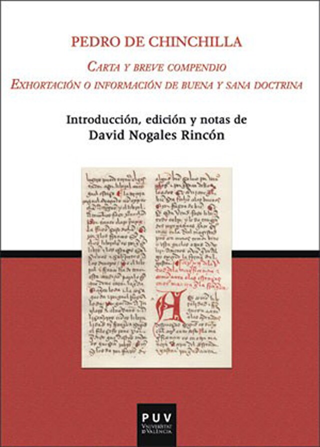 Buchcover für Carta y breve compendio. Exhortación o información de buena y sana doctrina