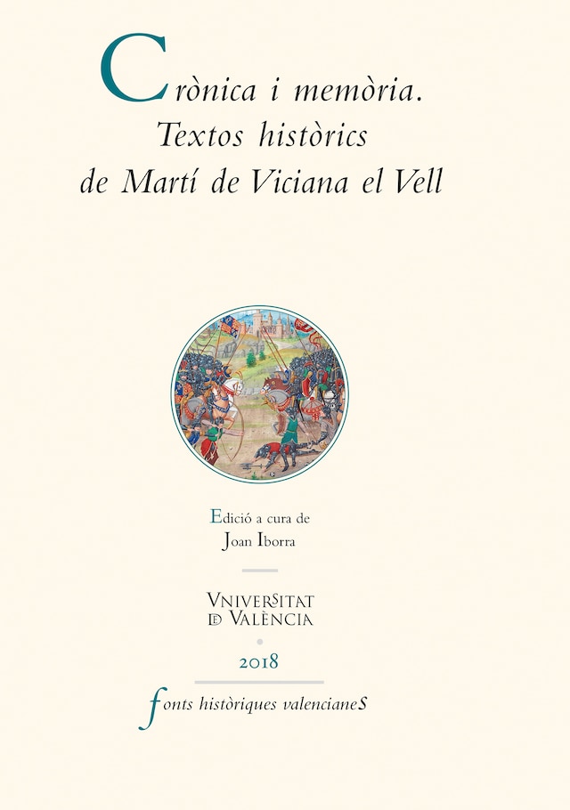 Portada de libro para Crònica i memòria. Textos històrics de Martí de Viciana el Vell