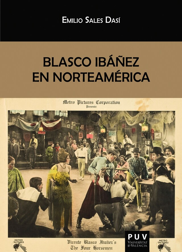 Portada de libro para Blasco Ibáñez en Norteamérica