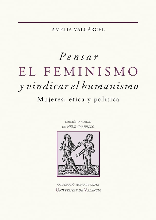 Book cover for Pensar el feminismo y vindicar el humanismo