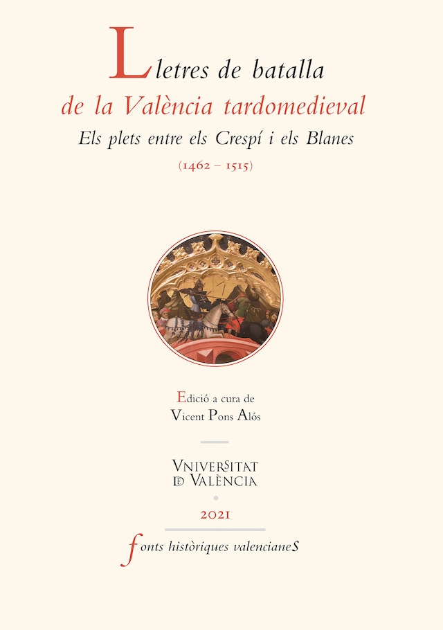 Copertina del libro per Lletres de batalla de la València medieval