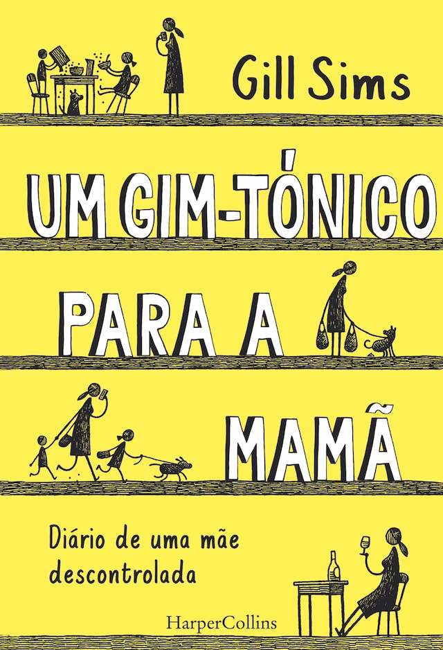 Book cover for Um gim-tónico para a mamã. Diário de uma mãe descontrolada