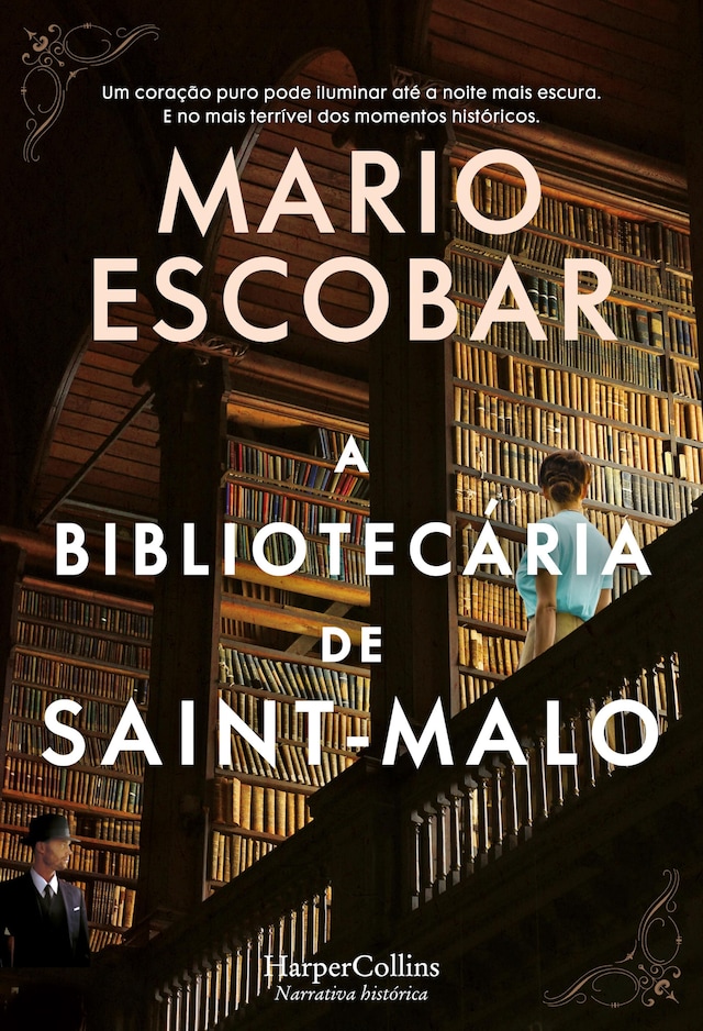 Book cover for A bibliotecária de Saint-malo
