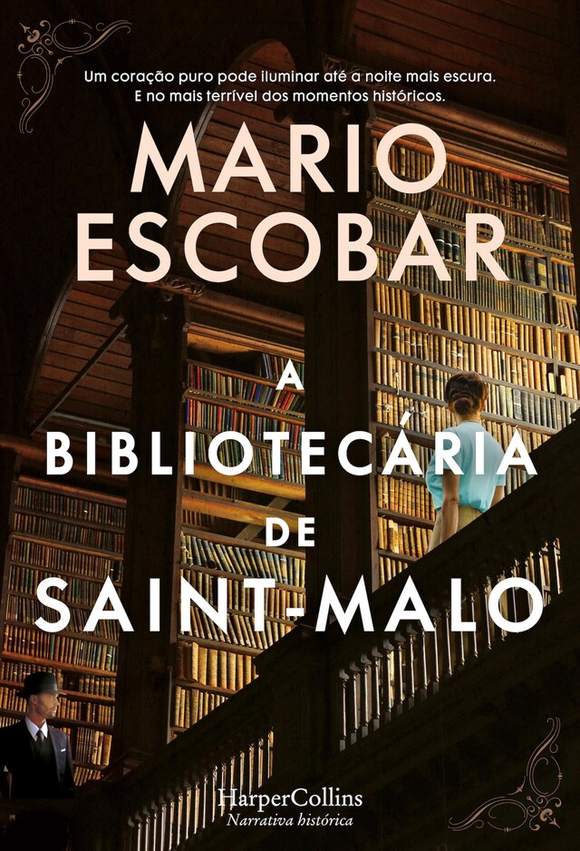 Book cover for A bibliotecária de Saint-malo