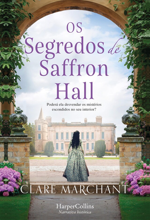 Book cover for Os segredos de Saffron Hall