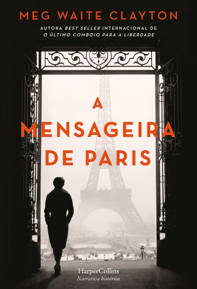 Okładka książki dla A mensageira de Paris