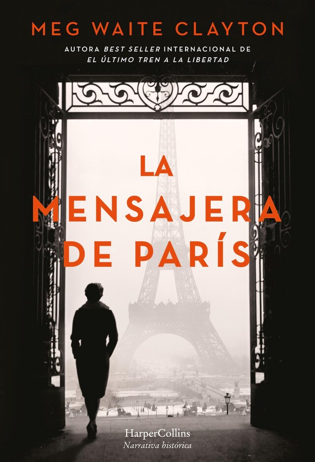 Copertina del libro per La mensajera de París