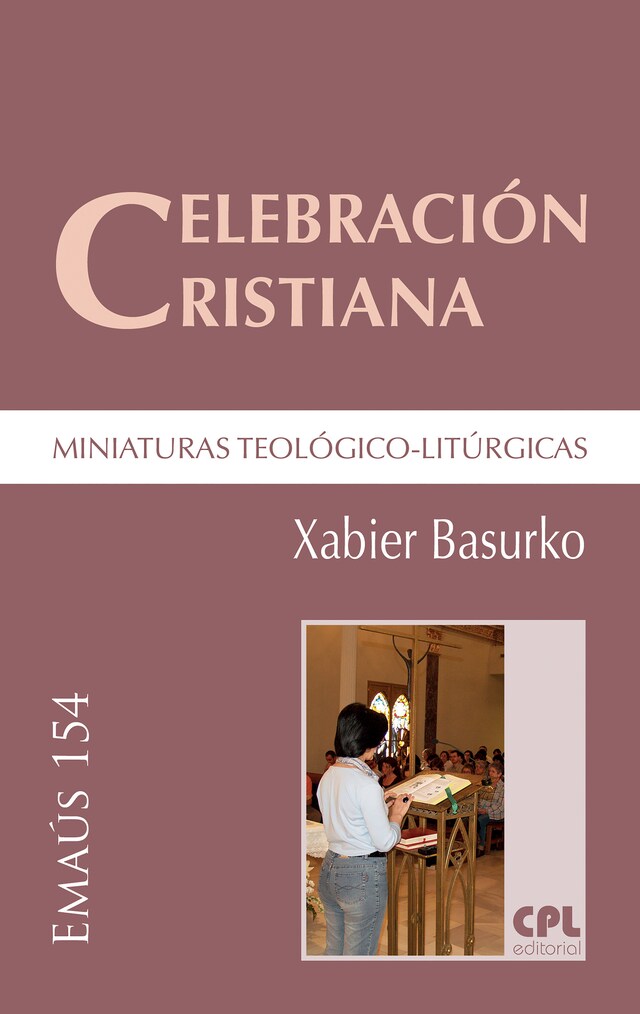 Kirjankansi teokselle Celebración cristiana, miniaturas teológico-litúrgicas