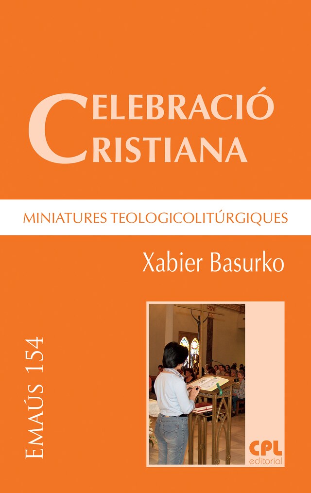 Buchcover für Celebració cristiana, miniatures teologicolitúrgiques