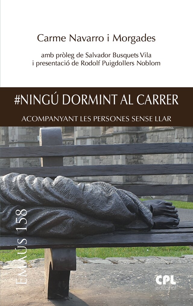 Portada de libro para #Ningú dormint al carrer