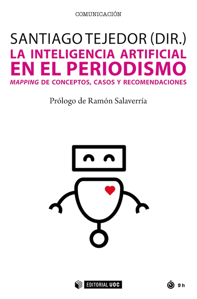 Couverture de livre pour La Inteligencia Artificial en el periodismo