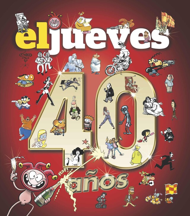 Buchcover für 40 años de historia con El jueves