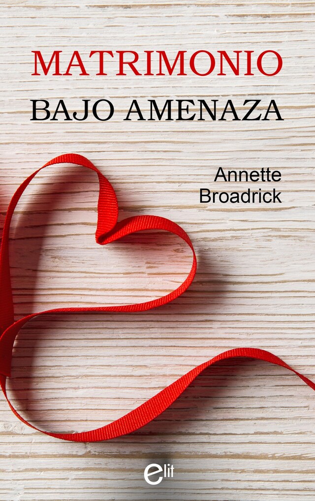 Book cover for Matrimonio bajo amenaza