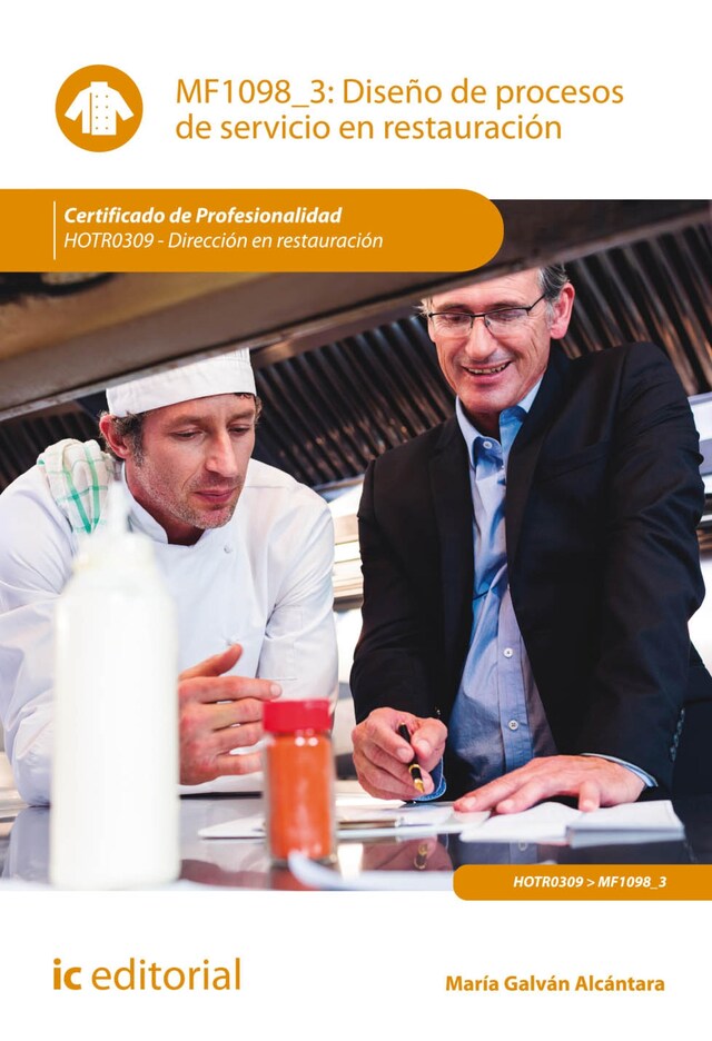 Couverture de livre pour Diseño de procesos de servicio en restauración. HOTR0309