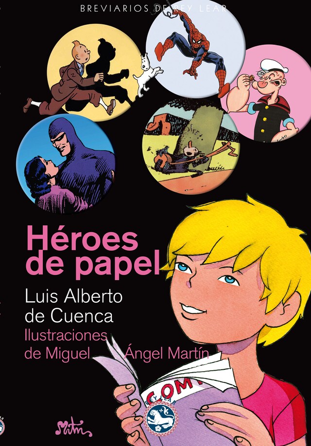 Book cover for Héroes de papel